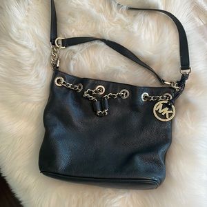 Michael Kors Black Leather Purse